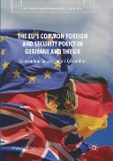 The EU's Common Foreign and Security Policy in Germany and the UK