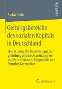 Geltungsbereiche des sozialen Kapitals in Deutschland