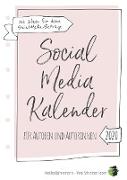 Social Media Kalender für Autoren und Autorinnen (Hardcover-Edition)