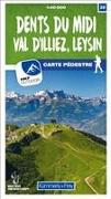 Dents du Midi - Val d'Illiez - Leysin Nr. 39 Wanderkarte 1:40 000