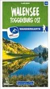 Walensee - Toggenburg Ost Nr. 15 Wanderkarte 1:40 000