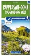 Rapperswil-Jona - Toggenburg West Nr. 14 Wanderkarte 1:40 000