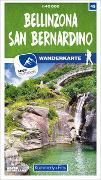 Bellinzona San Bernardino Nr. 45 Wanderkarte 1:40 000