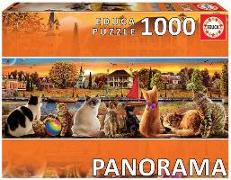 Educa Borras - Cats on the Quay 1000 piece Panorama Jigsaw Puzzle