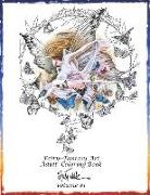 Fairy-Fantasy Art Adult Coloring Book-Sheila Wolk: Volume #1