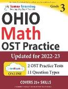 Ohio State Test Prep: 3rd Grade Math Practice Workbook and Full-Length Online Assessments: Ost Study Guide