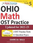 Ohio State Test Prep: 5th Grade Math Practice Workbook and Full-Length Online Assessments: Ost Study Guide