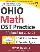Ohio State Test Prep: 7th Grade Math Practice Workbook and Full-Length Online Assessments: Ost Study Guide