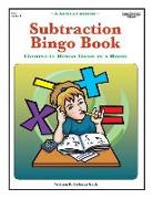 Subtraction Bingo Book: Complete Bingo Game In A Book