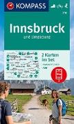 KOMPASS Wanderkarten-Set 290 Innsbruck und Umgebung (2 Karten) 1:50.000