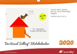 Visual Selling® Zitatekalender 2020 (Wandkalender 2020 DIN A3 quer)