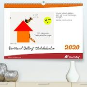Visual Selling® Zitatekalender 2020 (Premium, hochwertiger DIN A2 Wandkalender 2020, Kunstdruck in Hochglanz)