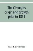 The circus, its origin and growth prior to 1835, with a sketch of negro minstrelsy