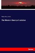 The Modern theory of solution