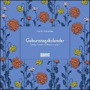 Immerwährender Geburtstagskalender – Lovely Flowers – Haferkorn & Sauerbrey – Quadrat-Format 24 x 24 cm