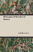 Philosophy of Benedict de Spinoza