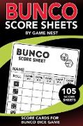 Bunco Score Sheets