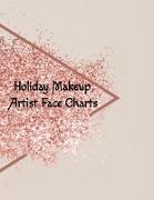 Holiday Makeup Artist Face Charts