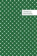 Chemistry Student Lab Write-in Notebook 6 x 9, 102 Sheets, Double Sided, Non Duplicate Quad Ruled Lines, (Green)