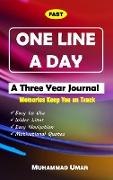 One Line a Day - A Three Year Journal