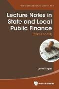 Lecture Notes in State and Local Public Finance