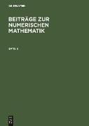 Beiträge zur Numerischen Mathematik. Band 8
