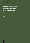 Beiträge zur Numerischen Mathematik. Band 2