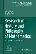 Research in History and Philosophy of Mathematics