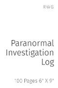 Paranormal Investigation Log