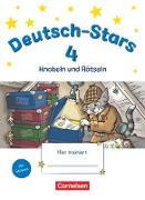 Deutsch-Stars, Allgemeine Ausgabe, 4. Schuljahr, Knobeln und Rätseln, Übungsheft, Mit Lösungen