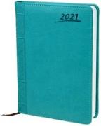 Buchkalender 2021 Aqua A5