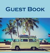 Guest Book with lined pages (Hardcover): Guest book, air bnb book, visitors book, holiday home, comments book, holiday cottage, rental, vacation guest