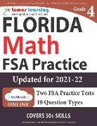 Florida Standards Assessments Prep: 4th Grade Math Practice Workbook and Full-length Online Assessments: FSA Study Guide