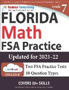 Florida Standards Assessments Prep: 7th Grade Math Practice Workbook and Full-length Online Assessments: FSA Study Guide