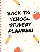 Back To School Student Planner