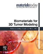 Biomaterials for 3D Tumor Modeling