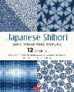 Japanese Shibori Gift Wrapping Papers - 12 Sheets