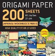 Origami Paper 200 sheets Japanese Woodblock Prints 8 1/4"