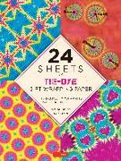 24 Sheets of Tie-Dye Gift Wrapping Paper: High-Quality 18 X 24" (45 X 61 CM) Wrapping Paper