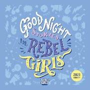 Good Night Stories for Rebel Girls 2021 Wall Calendar