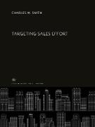 Targeting Sales Effort