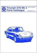 Triumph GT6 MK 3 Spare Parts Catalogue