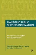 Managing public services innovation