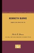 Kenneth Burke - American Writers 75