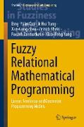 Fuzzy Relational Mathematical Programming