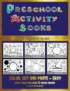 Fun Worksheets for Kids (Preschool Activity Books - Easy): 40 Black and White Kindergarten Activity Sheets Designed to Develop Visuo-Perceptual Skills