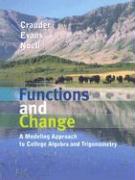 Functions and Change: A Modeling Approach to College Algebra and Trigonometry
