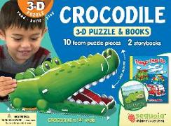 Crocodile: Wildlife 3D Puzzle and Books [With Book(s)]