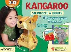 Kangaroo: Wildlife 3D Puzzle and Books [With Puzzle]