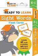 Ready to Learn: K-1 Sight Words: Flash Cards